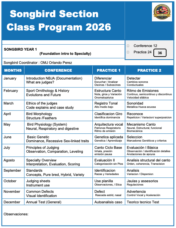 Song - Class Schedule